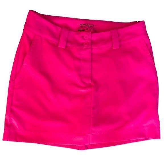 Nike Pink Skort - 2 neon pink , polyester spandex - Picture 1 of 5